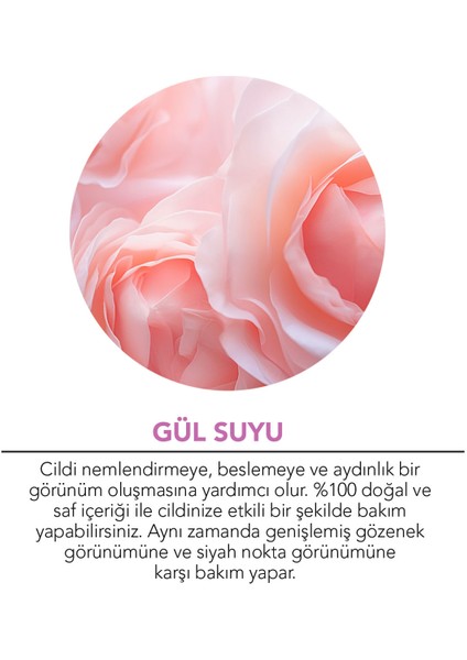 %100 Doğal Gül Suyu 140 ml