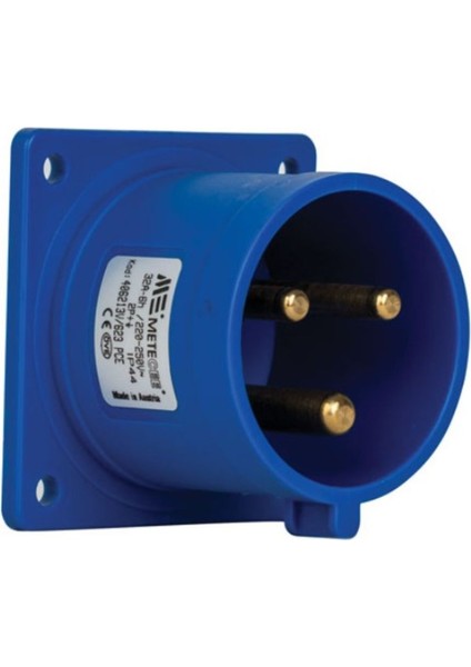 3X32A. IP44 Makine Fişi -Düz-(Vidali Bagl.) - 406213V