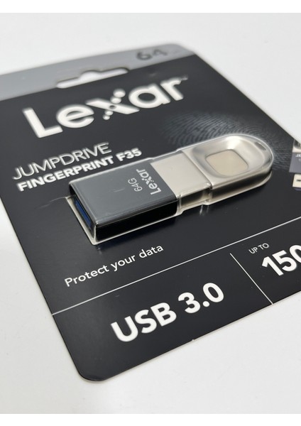 Jumpdrive Fingerprint F35 Pro 64GB USB 3.0 Flash Bellek