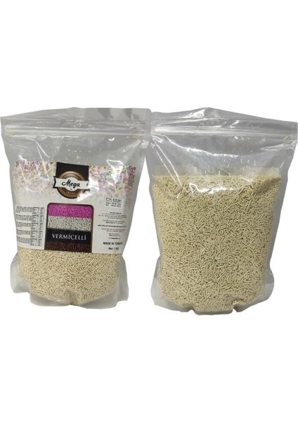 Fildişi Beyaz Vermicelli 1 Kg.