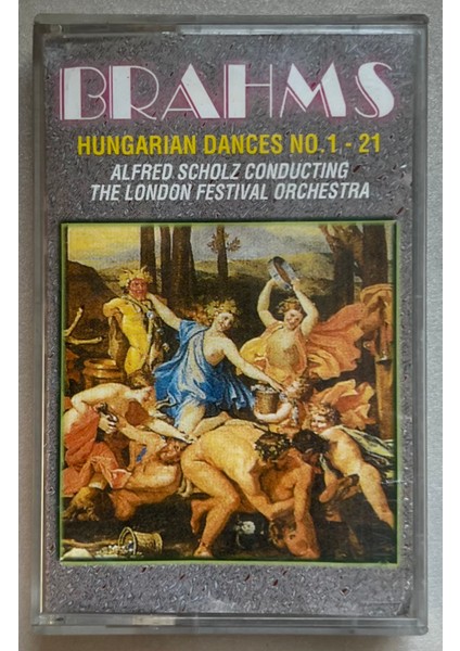 Brahms Hungarian Dances No.1-21 Kaset (Orjnal Dönem Baskı Kaset)