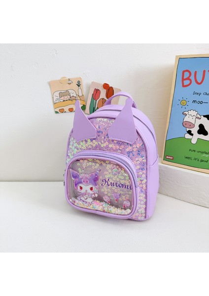 Payetli Çocuk Anaokulu Sevimli Karikatür Sırt Çantası (Yurt Dışından)