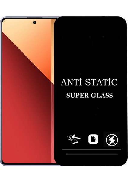 Xiaomi Redmi Note 13 Pro Anti Statik Ekran Koruyucu Toz Tutmayan Kırılmaz Cam