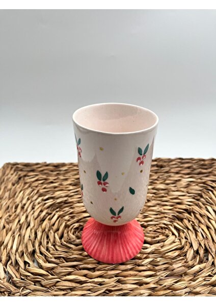 Kimya Ceramics Handmade Seramik Bardak(Kokinalı Bardak)