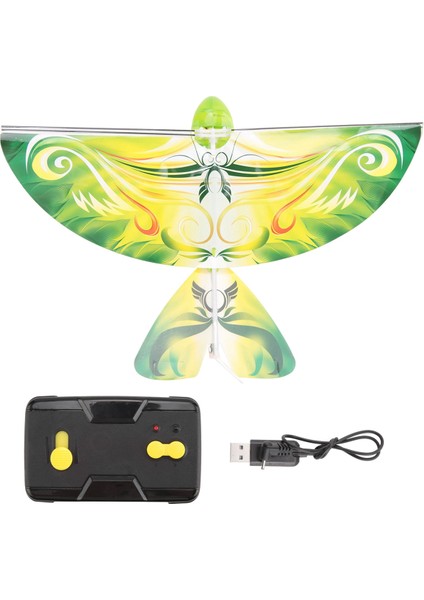 Uzaktan Kumandalı Kuş Simülasyonu Çırparak Kanat Uçuş Güvercin Indüksiyon Kuş Elektrikli Kartal Uzaktan Kumandalı Kuş Yeşil (Yurt Dışından)