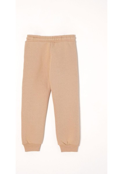 B Baskılı Vizon Renk Erkek Çocuk Eşofman Takım indirimleri