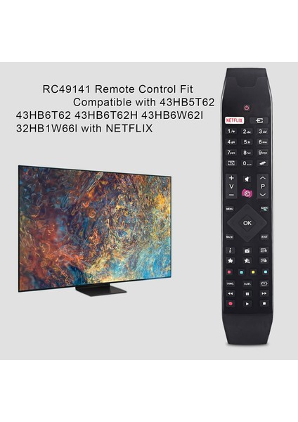 RC49141 Tv Için Uzaktan Kumandayı Değiştirin 2HB1W66L 40HB1W66L 32HB4T41 32HB4T61 32HB4T61-Z 2HB4T61H 32HB4T62 (Yurt Dışından) indirimleri