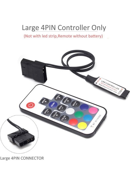 RF17 Tuşları Uzaktan Dc 12 V Kablosuz Sata Rgb Denetleyici Pc Bilgisayar Kasası Için 5050 Rgb Işık (Yurt Dışından) indirimleri