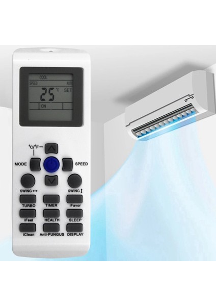 YKR-P/001E YKR-P/002E Ac Uzaktan Kumanda Aux Klima Alt Için Değiştirin YKR-P/001E YKR-P/002E (Yurt Dışından) indirimleri