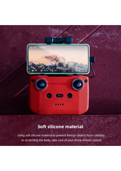 Silikon Kılıf 3/hava 2/2s/mini 2 Uzaktan Kumanda Boyun Askısı Toz Geçirmez Kapak Drone Aksesuarları, Gri (Yurt Dışından) modelleri