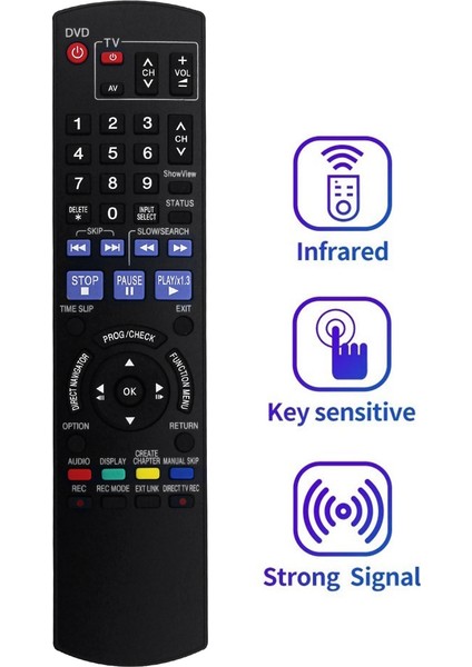 Showview -EX85 / -EX87 / -Ex8 Için N2QAYB000236 Uzaktan Kumandayı Değiştirin (Yurt Dışından) fiyatları