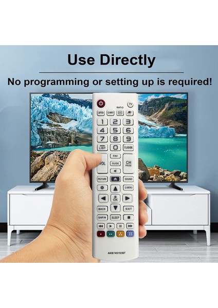 Lg Tv Için AKB74915397 Uzaktan Kumandayı Değiştirin 24LF4820 32LF595B 43UF6400 43UF6800 79UF7700 50UF8300 58UF8300 65UF8600 55UF9500 (Yurt Dışından) fırsatları