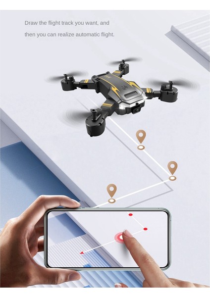 Hiçbir Kamera Katlanabilir Drone Uzaktan Kumandalı Uçak Oyuncakları Otomatik Engellerden Kaçınma Fonksiyonu ile Hediye Için 1 Adet Pil (Yurt Dışından) fırsatları