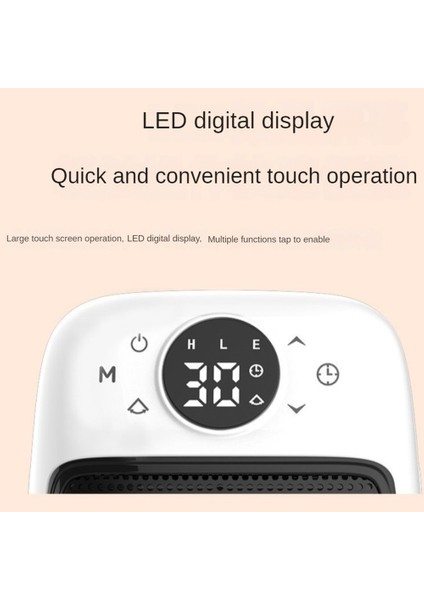 Elektrikli Ptc Isıtıcı Oda Uzaktan Kumanda Isıtma Dokunmatik Isıtıcılar Ev Dikey 90° Sallayarak Kafa Isıtıcı Abd Plug (Yurt Dışından)