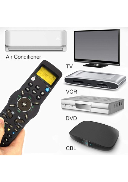 RM991 Akıllı Evrensel Uzaktan Kumanda Tv/,dvd Cd,vcr,sat/kablo ve A/c Için Çok Fonksiyonlu Öğrenme Uzaktan Kumandası (Yurt Dışından) fiyatları