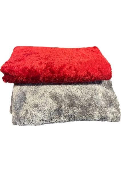 Parlak Lazerli, Kırmızı&gri Kaporta Bezi 50X70 cm (A10-7050-500LS)