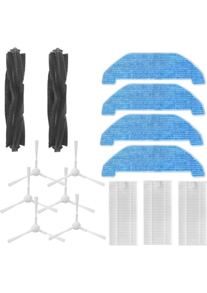 Ana Yan Fırça Paspas Bezi Hepa Filtre Q11 Robtic Elektrikli Süpürge Robotu Için Yedek Parça Aksesuarları (Yurt Dışından)