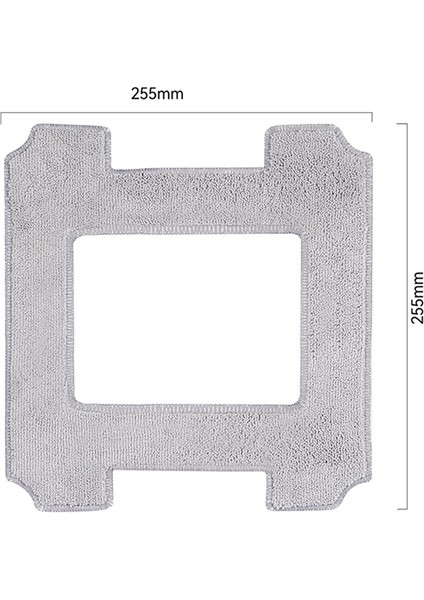 Yıkanabilir Paspas Pedleri Değiştirme Wınbot W1/w1 Pro Pencere Elektrikli Süpürge Paspas Bezi Yedek Parça Paspas Paçavra (Yurt Dışından)