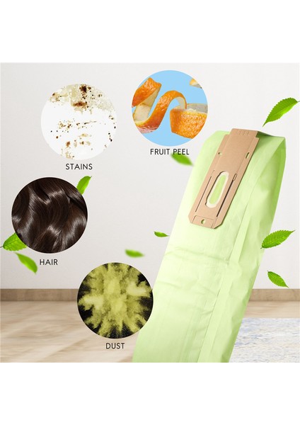 Xl Dikey Elektrikli Süpürgeler Için Vakum Torbaları Yedek Toz Toplama Torbaları, Parça Numarası CCPK8DW 5'li Paket (Yurt Dışından)