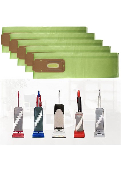 Xl Dikey Elektrikli Süpürgeler Için Vakum Torbaları Yedek Toz Toplama Torbaları, Parça Numarası CCPK8DW 5'li Paket (Yurt Dışından)