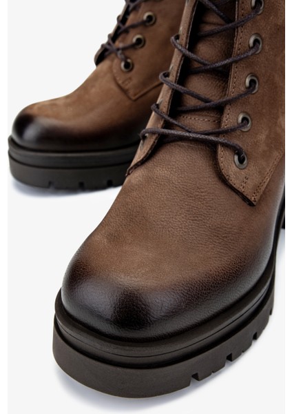 Kadın Deri Vizon Nubuk Casual Bot 322 2351306 Bn Bot SK24-25 Vızon Nbk modelleri