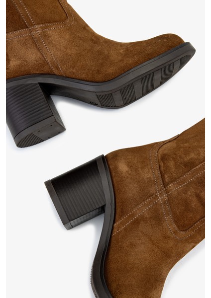 Kadın Deri Tütün Süet Casual Bot 35 4102 Bn Bot SK24-25 Tutun Suet indirimleri