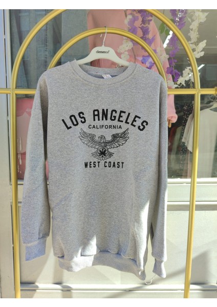 Kartal Baskı Genç Grup Içi Polar Sweatshirt