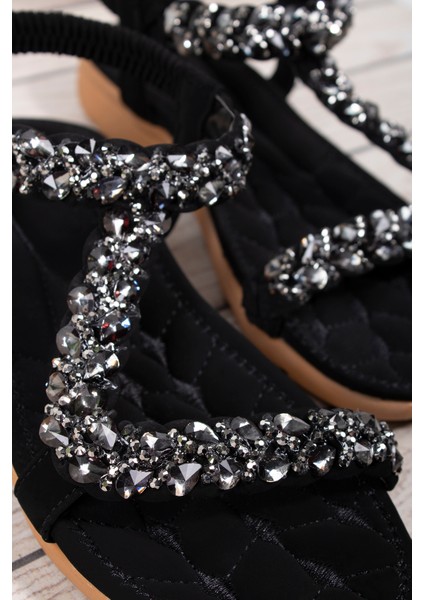 Isabel Anatomik Fashion Taşlı Günlük Çocuk Sandalet fırsatları