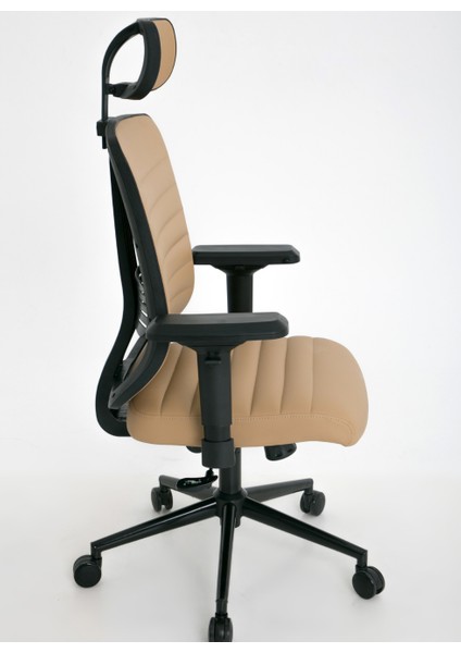 Comfort Elit Deri Yönetici-Ofis-Çalışma Koltuğu Sarı modelleri