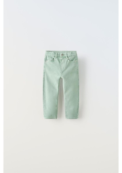 Renkli Denim Çocuk Pantolonu