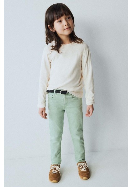 Renkli Denim Çocuk Pantolonu modelleri