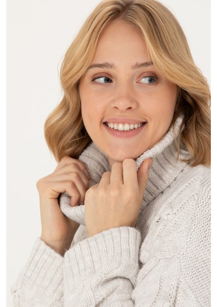 Kadın Taş Melanj Kazak /Triko 50270441-VR225 fiyatları