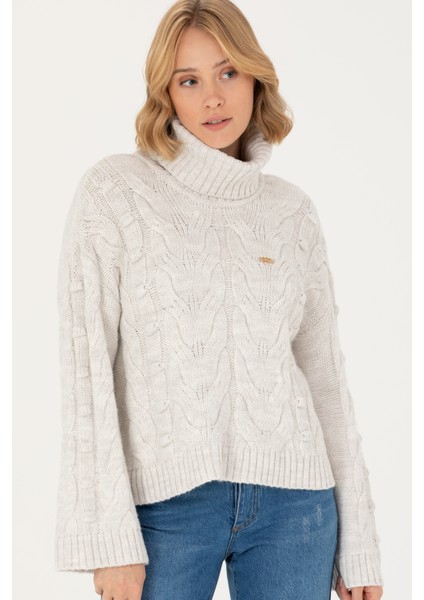 Kadın Taş Melanj Kazak /Triko 50270441-VR225 modelleri