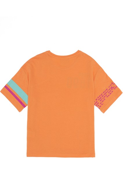 Kız Çocuk Turuncu Tişört 50265393-VR051 fiyatları