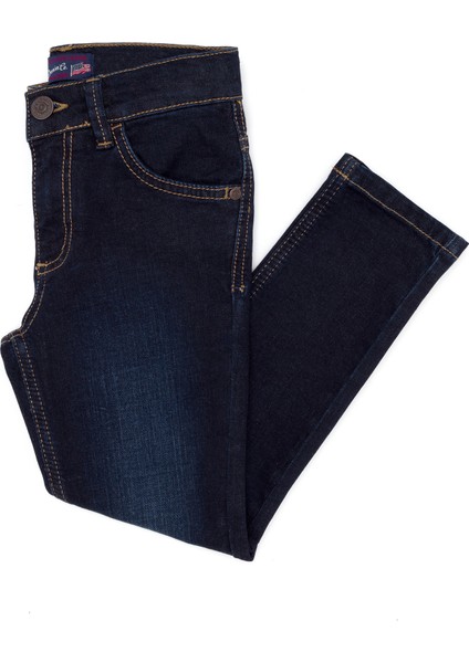 Kız Çocuk Koyu Mavi Pantolon (Jean) 50266554-DN0023