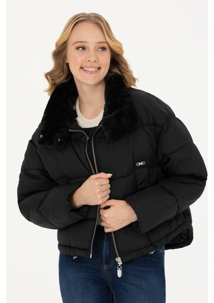 Kadın Siyah Mont 50271165-VR046