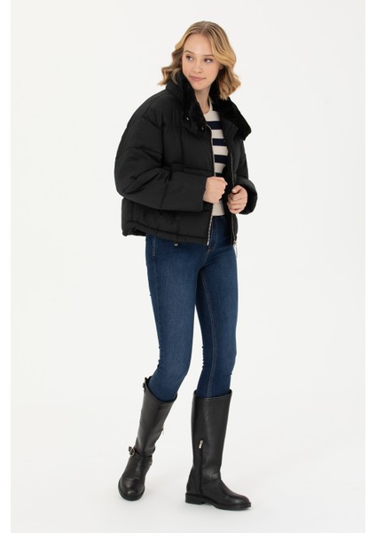 Kadın Siyah Mont 50271165-VR046 fırsatları