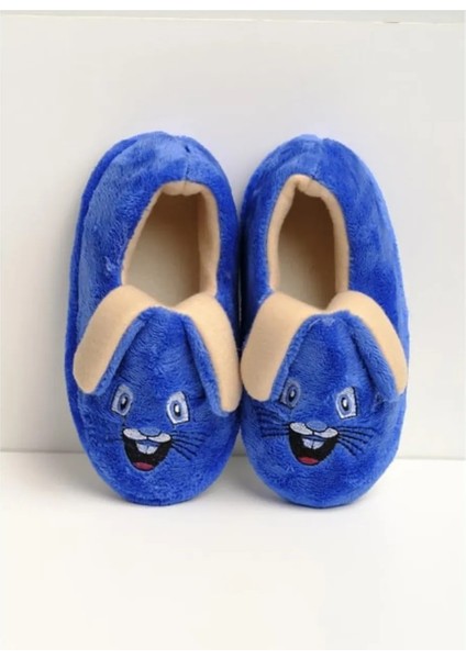 Kulakcıklı Kaydırmaz Kreş Ev Okul Ayakkabısı Unisex Bebek Çocuk Panduf