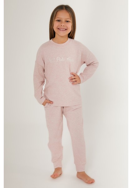 Kız Çocuk Pembe Pijama Takım 50285867-VR041