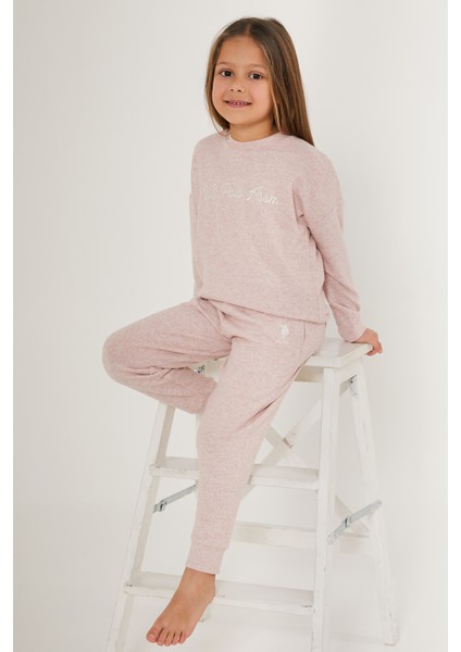 Kız Çocuk Pembe Pijama Takım 50285867-VR041