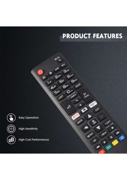 Lg Smart Tv Için Evrensel Yedek Uzaktan Kumanda - AKB75095308 (Yurt Dışından)