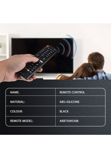 Lg Smart Tv Için Evrensel Yedek Uzaktan Kumanda - AKB75095308 (Yurt Dışından)