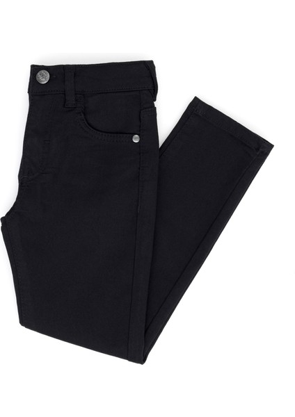 Kız Çocuk Siyah Pantolon (Kanvas-Chino) 50272136-VR046