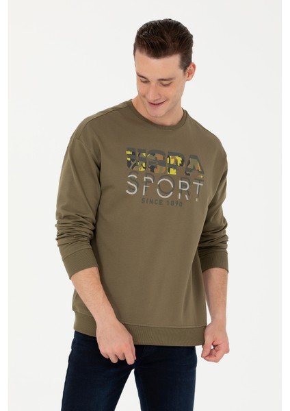 Erkek Haki Sweatshirt 50270739-VR027