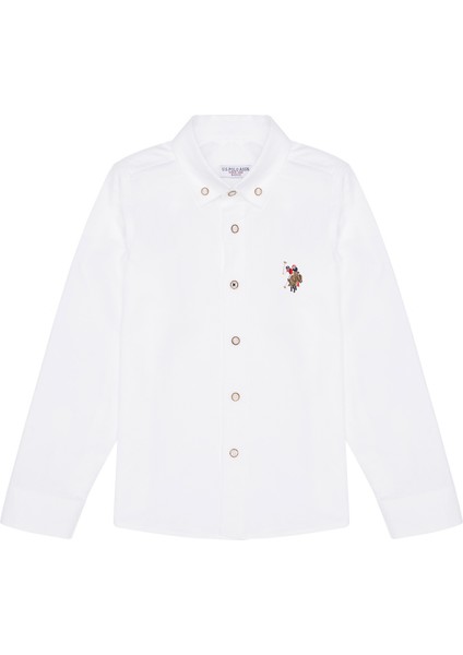 Erkek Çocuk Beyaz Gömlek Basic 50263107-VR013