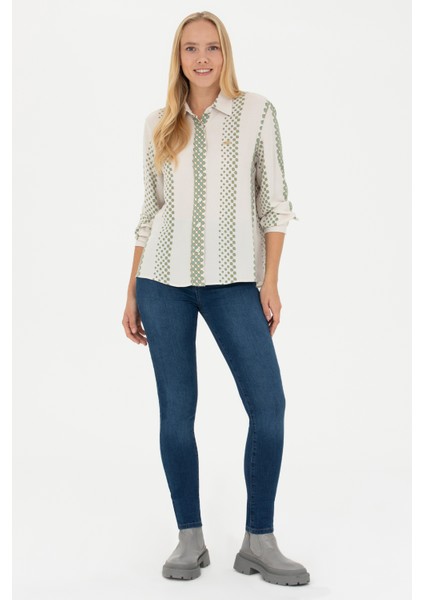 Kadın Koyu Mavi Pantolon (Jean) 50279989-DN0023