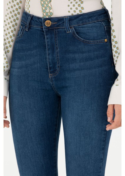 Kadın Koyu Mavi Pantolon (Jean) 50279989-DN0023