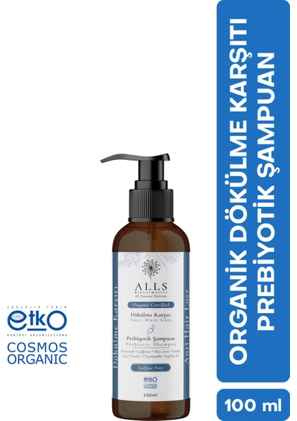 Alls Biocosmetics Organik Prebiyotik Şampuan 100 ml