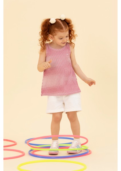 Kız Çocuk Pembe Tişört 50270082-VR041