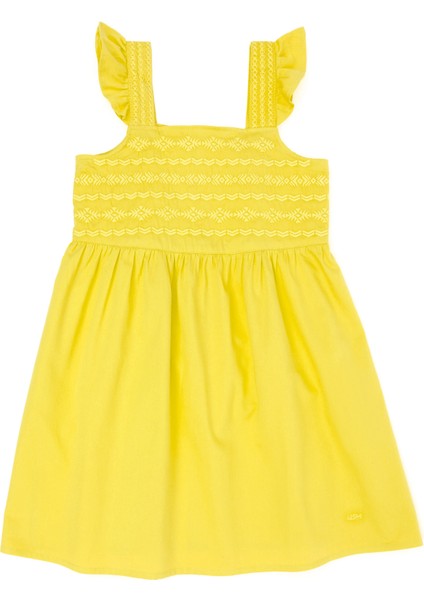 Kız Çocuk Citron Elbise (Dokuma) 50262764-VR168